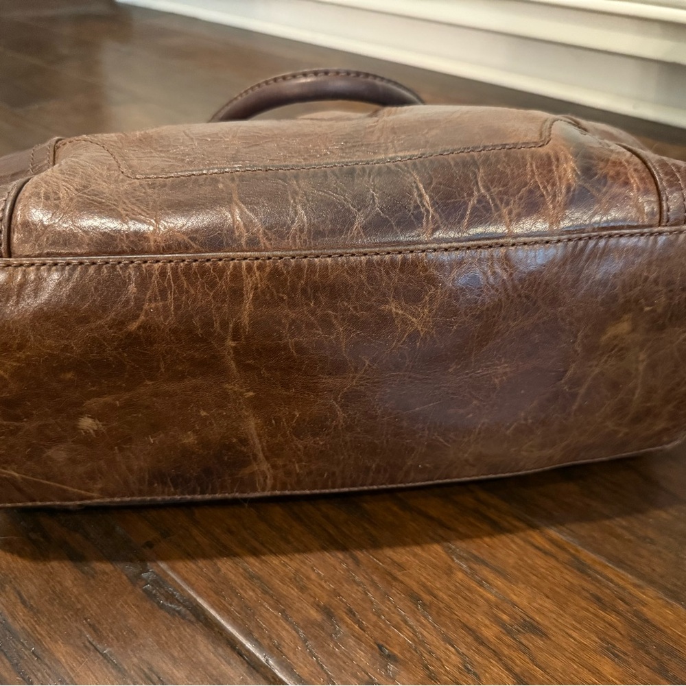 Frye Dark Brown leather shoulder bag - Picture 3 of 5
